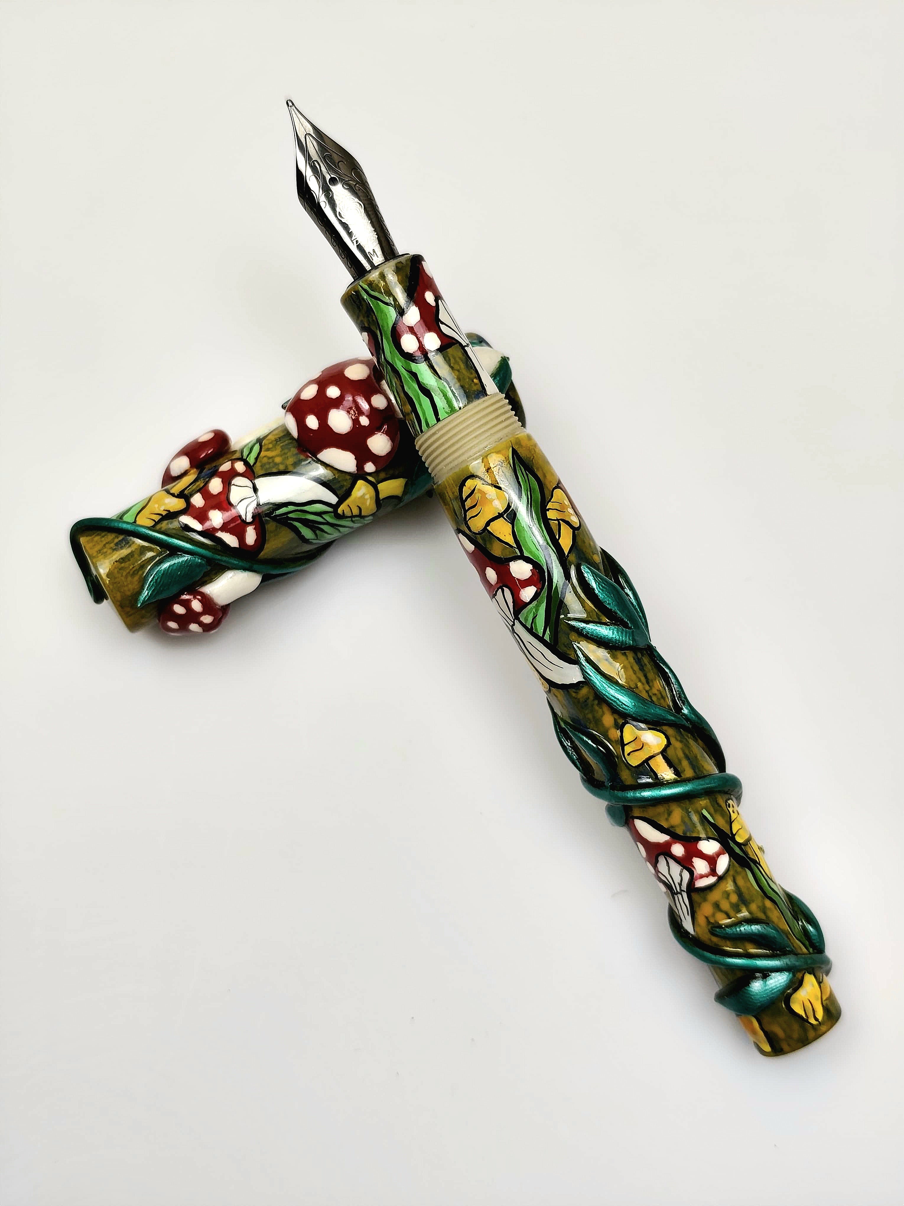 ZekPens uniQ HANDMADE AND HANDPAiNTED FOUNTAIN PEN