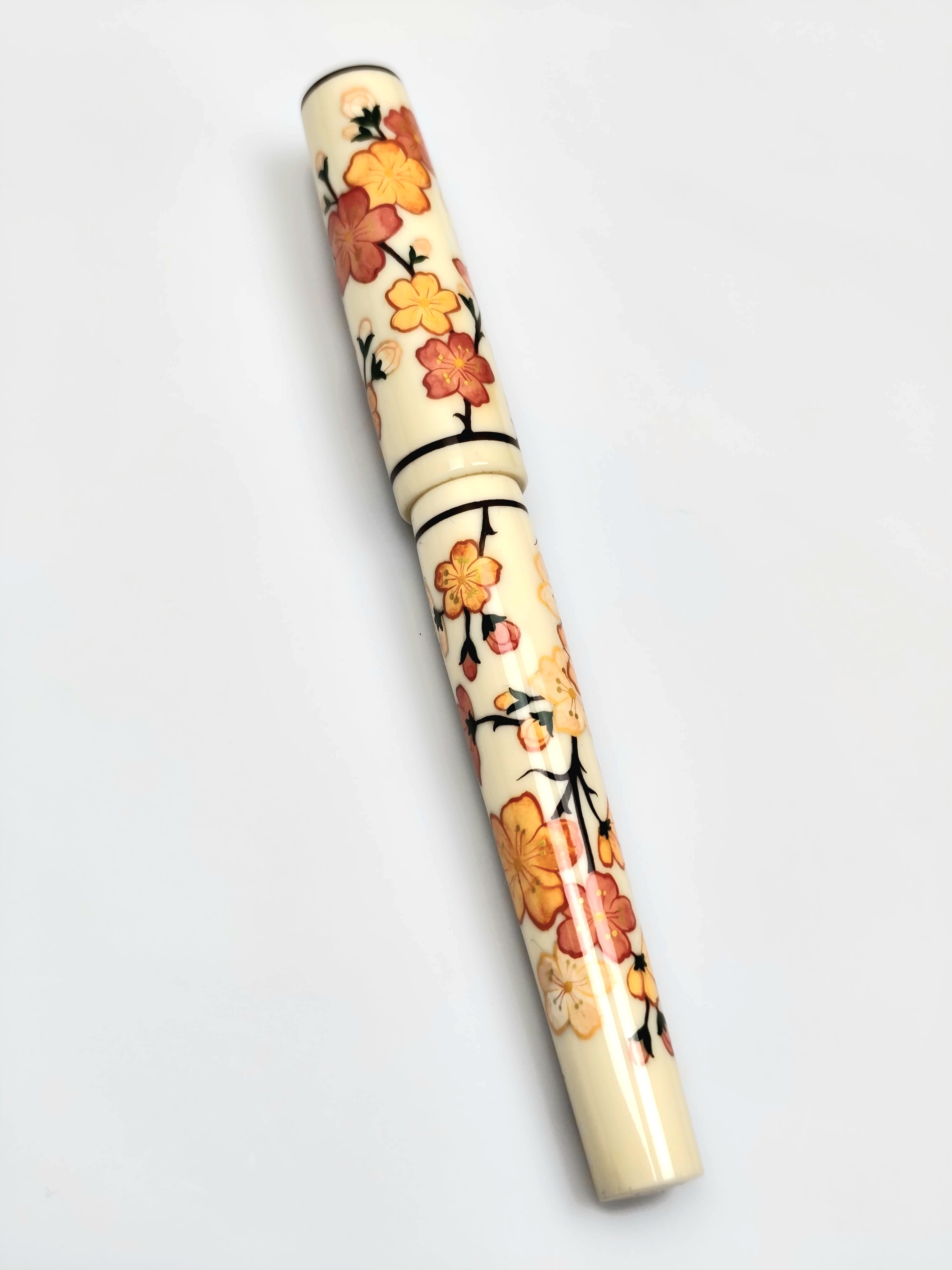 ZekPens SAKURA HANDMADE AND HANDPAİNTED FOUNTAIN PEN