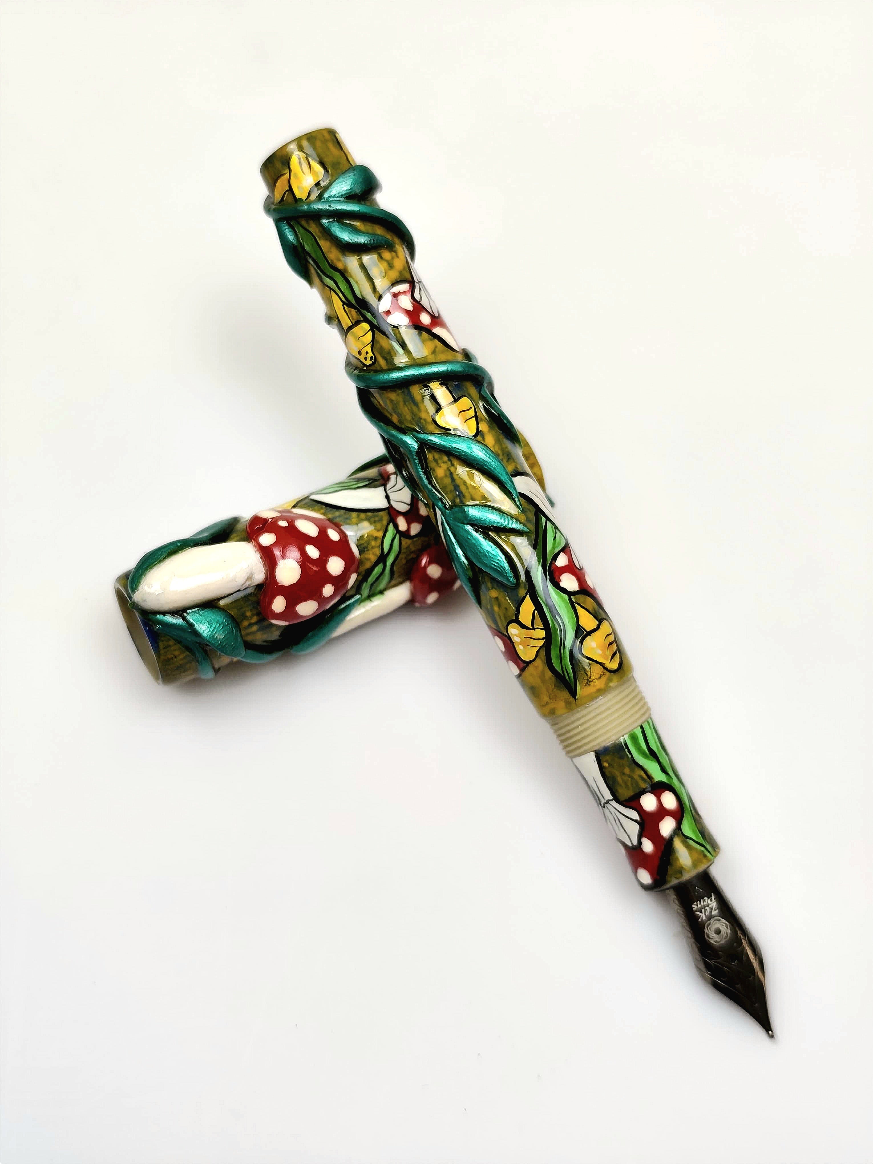 ZekPens uniQ HANDMADE AND HANDPAiNTED FOUNTAIN PEN